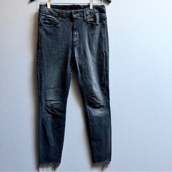 Mother high waisted looker ankle fray Dancing in the Moonlight denim Sz 28 - Picture 2 of 13